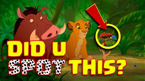 Lion King Everything You Missed And Easter Eggs Youtube