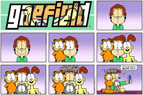 Garfield Daily Comic Strip On January 26th 2014 Garfield Comics Garfield And Odie Funny
