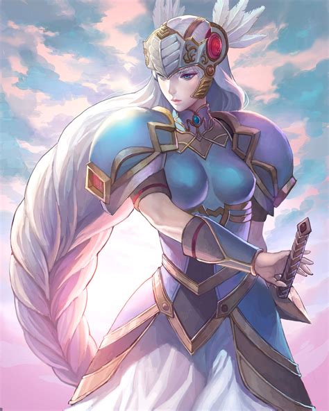 Lenneth Valkyrie Valkyrie Profile Drawn By Teffish Danbooru