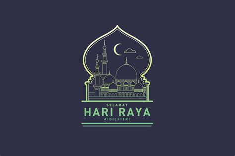 And to celebrate, here are some photos of the hari raya card designed by moi for the office. hari raya greetings template vector ~ Illustrations ...