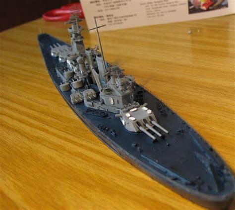1700 Scale Uss Washington Bb 56 Static Trumpeter Assembled Model Ships