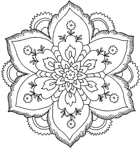 Coloriage mandala animaux mandala a colorier mandala dessin jeux coloriage art therapie coloriage coloriage a imprimer livres a colorier coloriages dessin colorier. Coloriage Mandala Fleurs gratuit à imprimer