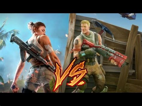 Why epic's battle royale game is the clear winner. FREE FIRE vs FORTNITE - YouTube