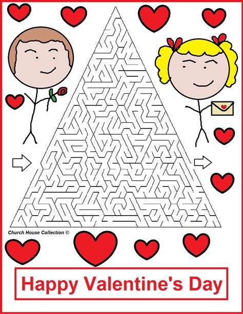 Free Printable Valentine Maze