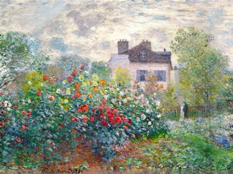 Claude Monet Le Jardin De Monet à Argenteuil 1872 Monet Paintings