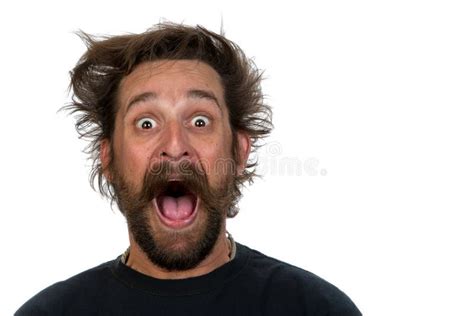 Goofy Young Man Stock Photo Image Of Funny Excited 30965622