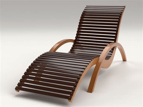 Free delivery and returns on ebay plus items for plus members. Lounge Chair Outdoor Wood Patio Deck 3D Model OBJ MTL ...