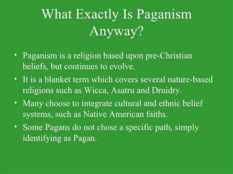 The Beauty Of Paganism