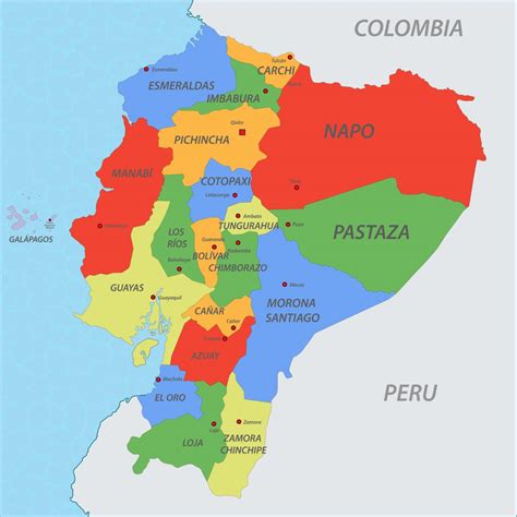 Mapa De Ecuador Para Imprimir Descargar Gratis