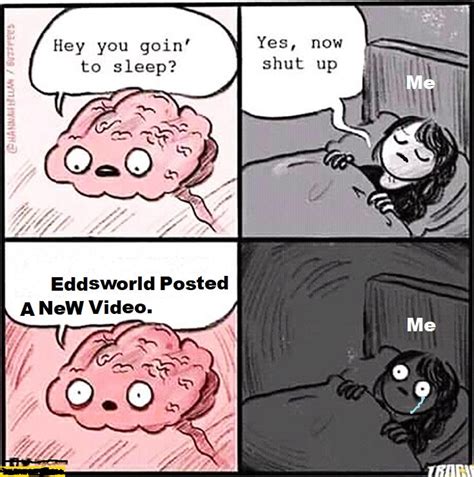 Brain Hey Youre Going To Sleep Eddsworld Meme By Thatauburngirl2007 On Deviantart