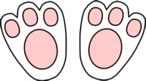 To make the easter bunny feel genuine and seem like he really did stop by our house, i drew up free printable rabbit feet. Easter Bunny Footprints Printable - ClipArt Best