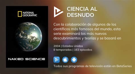 D Nde Ver Ciencia Al Desnudo Tv Series Streaming Online Betaseries Com