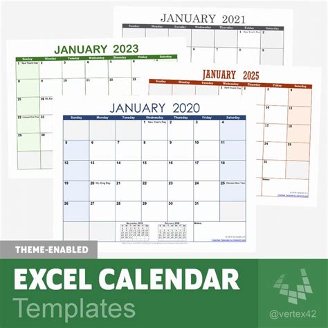 Printable Calendar Excel 2020 Excel Calendar Excel Calendar Template