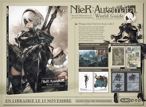 NieR Automata World Guide Un Artbook En Hommage Au Jeu Geek Tribes