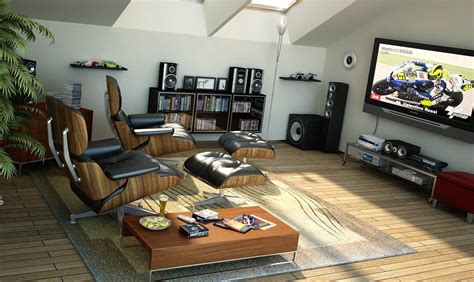 O uso de materiais requintados e alinhados ao layout do espaço e o uso de móveis de boa qualidade e que se façam. Tips para decorar la sala de videojuegos - Deco Ar | Sala ...