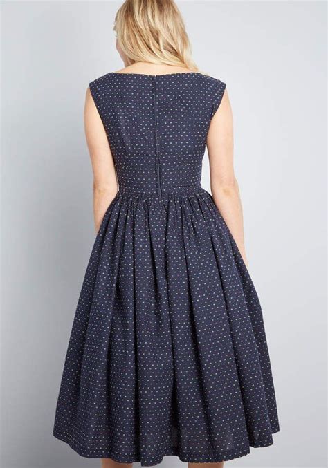Modcloth Fabulous Fit And Flare Dress With Pockets Flare Dress Fit