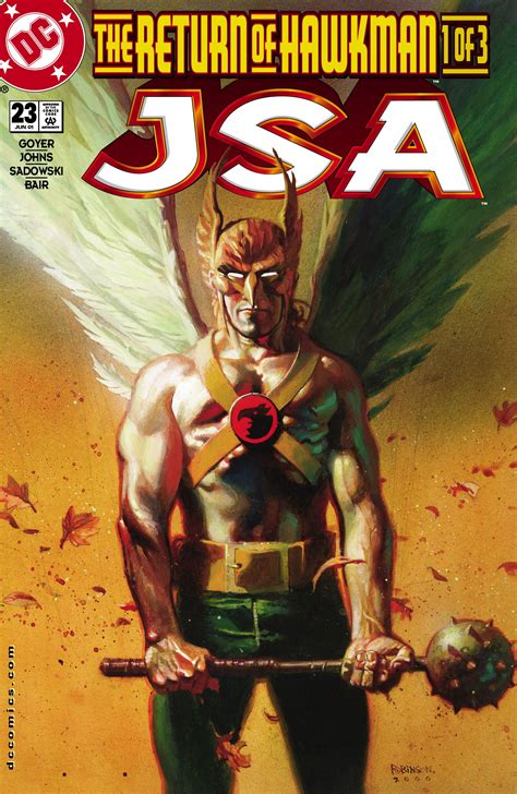 Jsa Vol 1 23 Cover Art By Andrew Robinson Dc Comic Books Comic Book