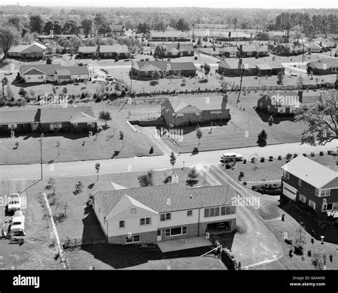1950s 1960s Aerial View Of Suburban Housing Development Beatty Hills