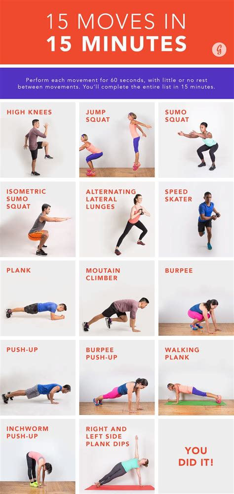 no equipment no problem try this 15 minute full body workout 15 minute workout workout