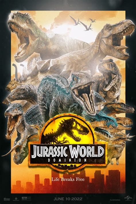 Jurassic World Dominion Poster By Jurassic Lord Jurassic World Poster Jurassic World
