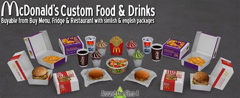 Around The Sims 4 Custom Content Download Mc Donalds Fast Food