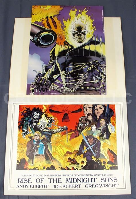 Diamond Comic Limited Edition Rise Of The Midnight Sons And Ghost Rider