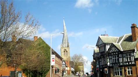 Chesterfield's location and wide range of places to stay make it an ideal base from which to explore the historic houses of chatsworth, hardwick hall, haddon hall and bolsover castle, as well as the surrounding official town of chesterfield, derbyshire website: Chesterfield, England, view from bus - YouTube