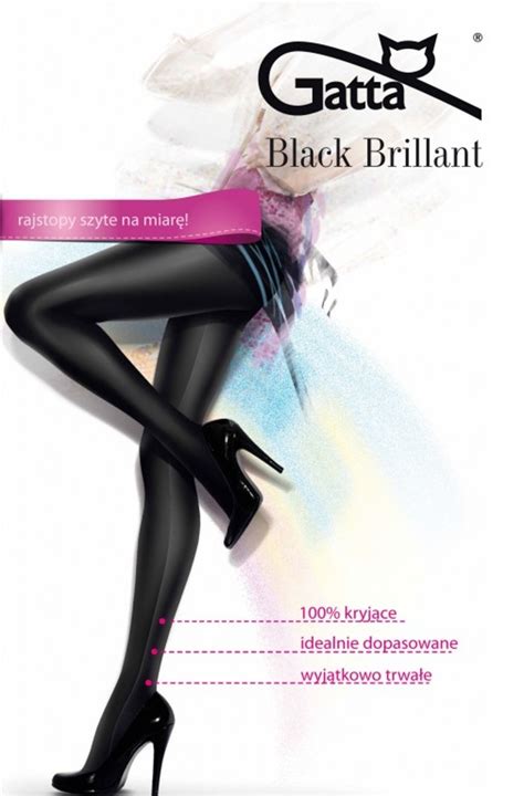 Gatta Black Brillant Hochglänzende Strumpfhose