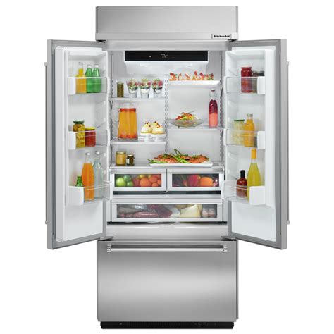 Kitchenaid 3625 Inch 2081 Cu Ft French Door Refrigerator In Stain