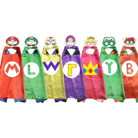 Buy Mario Cape And Mask Set Costume Kids Birthday