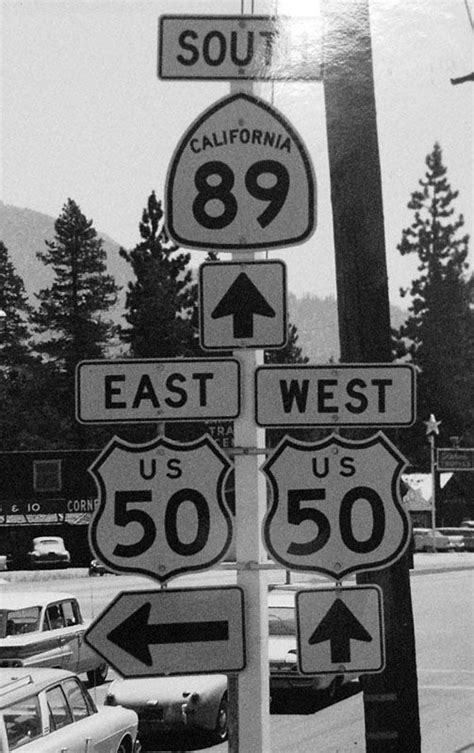 California U S Highway 50 And State Highway 89 Highway Signs