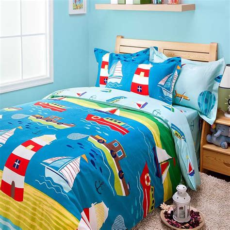 1,842 bed sets boys products are offered for sale by suppliers on alibaba.com, of which bedroom sets. Sailing Boys Bedding Sets | Boys bedding sets, Boys ...