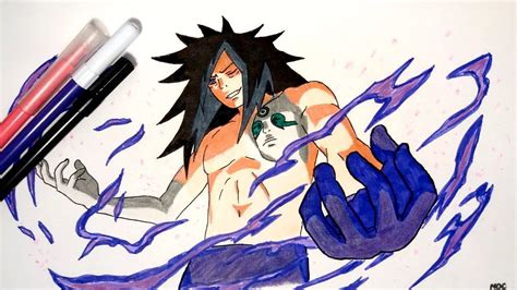 Drawing Uchiha Madara Revived Naruto Shippuden Youtube