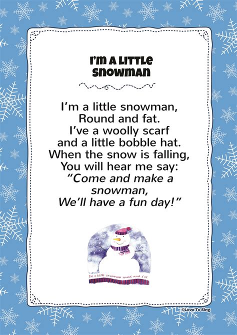 My snowman and me my snowman and me baby. I'm A Little Snowman | Kids Video Song with FREE Lyrics ...