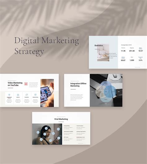 Minimal Portfolio Powerpointtemplate Digital Marketing Strategy Images