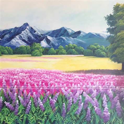 Khám Phá Vẽ Cánh đồng Hoa Tulip Trong Tranh Sơn Dầu