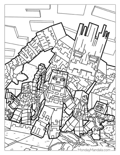 50 Best Mobs Minecraft Coloring Pages 100 Free Printables
