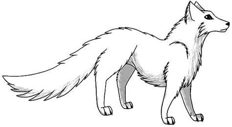 Fox Coloring Page Arctic Fox Color Horse Coloring Pages