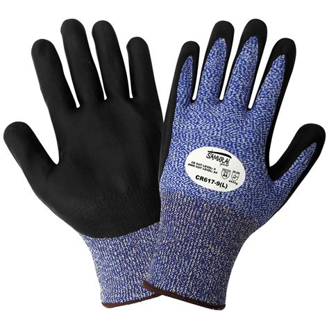 Samurai Glove Cut Resistant Nitrile Palm Dipped Gloves Cr617 North