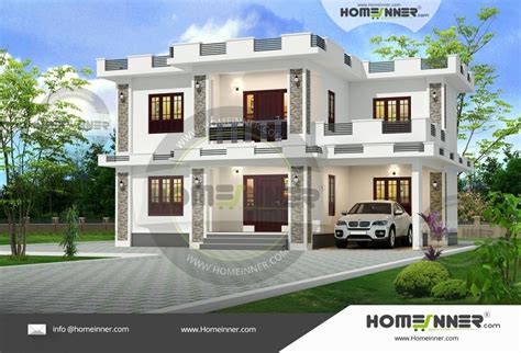 House plans with two master bedrooms. Two Story Flat Roof House Designs Kerala | Flat roof house ...