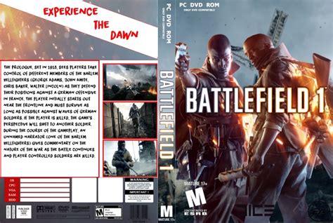Battlefield 1 Pc Box Art Cover By Alex Gozdecki