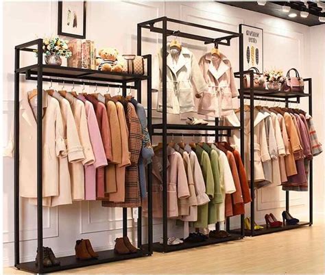 Clothing Store Display Rack Floor Type Men S And Women S Clothing Shelf Display Rack New C