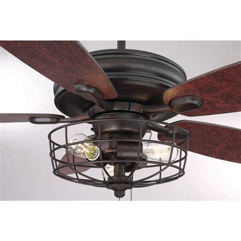 Get free shipping on qualified with remote ceiling fans or buy online pick up in store today in the lighting department. Filament Design 52 in. Oil Rubbed Bronze Ceiling Fan with ...