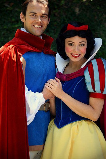 Snow White And Her Prince In Disneyland Disney Face Characters