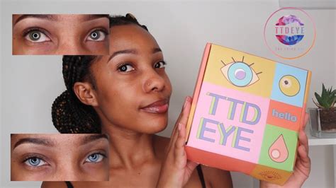 Ttdeye Review Colored Contact Lenses💕 South African Youtuber Youtube