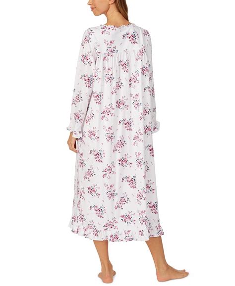 Eileen West Cotton Floral Print Waltz Nightgown Macys