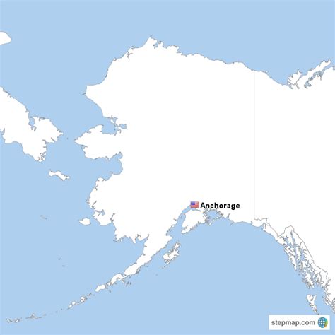 Stepmap Alaska Landkarte Für Usa