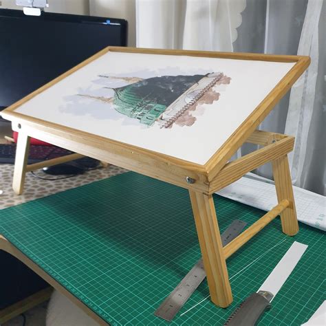 Cuma Tambah Hook & Gambar, Meja Lipat Boleh Jadi Serba Guna. Lepas