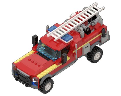 Lego Moc 40823 X Moc Remake Fire Truck Lego Set 60231 Town