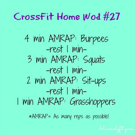 Crossfit Home Wod Crossfit Workouts At Home Crossfit Kids Wod